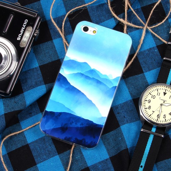 Чехол ТПУ Горы для iPhone 5/5S, арт.011015