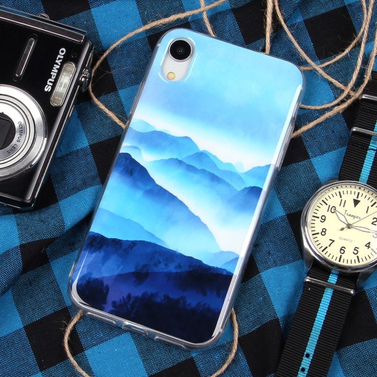 Чехол ТПУ Горы для iPhone XR, арт.011015
