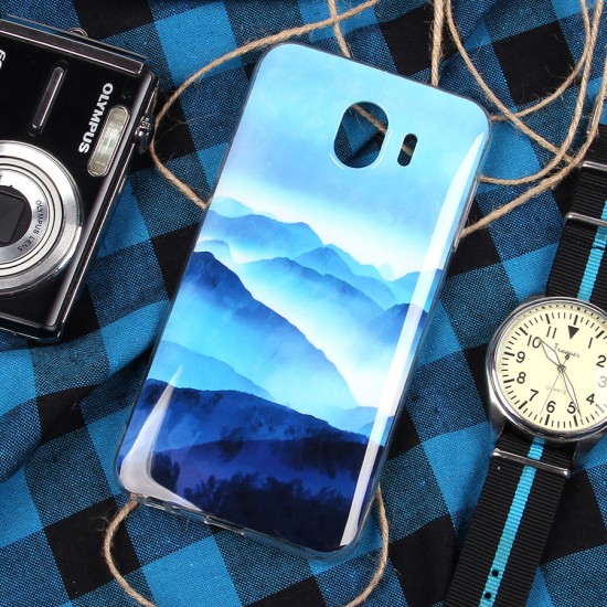 Чехол ТПУ Горы для Samsung Galaxy J4 (2018), арт.011015