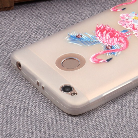 Матовый чехол со стразами для Xiaomi Redmi 3S, арт.009648