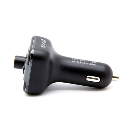 Автомобильный Hands Free FM-трансмиттер с 2 USB Eplutus FB-04, арт.011323