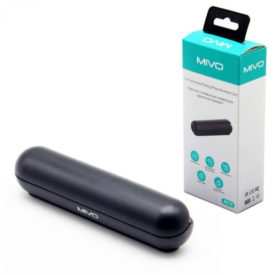 Табличка с номером телефона в автомобиль Mivo MZ10, арт.011326