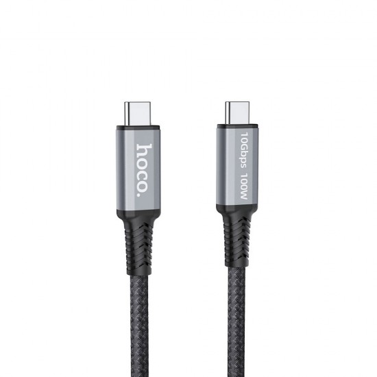 Скоростной кабель Type-C-Type-C 1.8 м, HOCO US01 USB 3.1 GEN2 10Gbps 100W, арт.012732