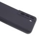 Чехол для Samsung Galaxy S21 Plus черный силиконовый с защитой камеры, арт.012424