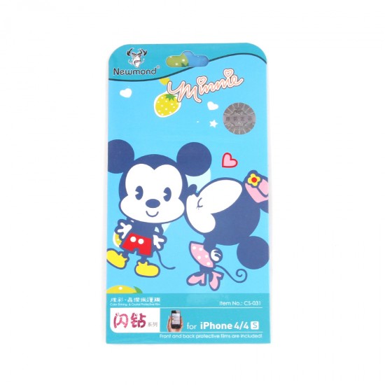 Декоративная пленка 2 в 1 для iPhone 4/4S, арт.CS-031