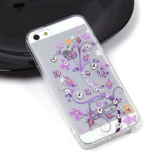 Чехол со стразами для iPhone 5/5S, арт.010529
