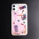 Чехол с жидкими блестками и рисунком для iPhone 11, арт. 011830