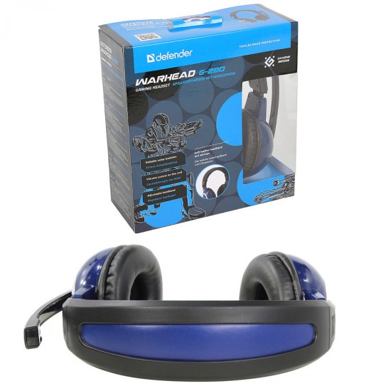 Гарнитура игровая DEFENDER Warhead G-280, арт. 009142