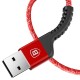 USB дата кабель Baseus Confidant Anti-break for iPhone 2A 1м, арт.010840