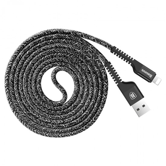 USB дата кабель Baseus Confidant Anti-break  for iPhone 2A 1.5M, арт.010841