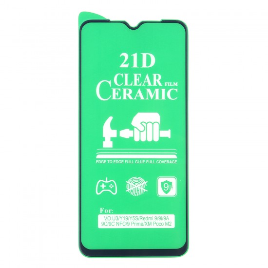 Стекло Ceramic Xiaomi Redmi 9A/9C противоударное, арт. 012537-1