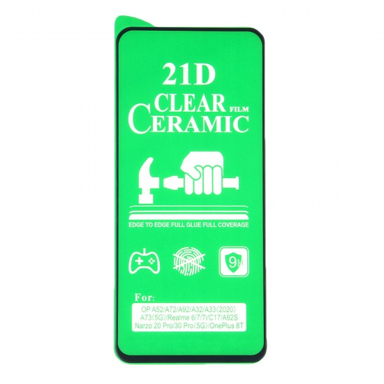Стекло Ceramic Realme 8 5G противоударное, арт. 012537-1