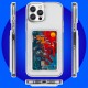 Чехол с карманом для карт на iPhone 12 Pro Max  прозрачный противоударный, оргстекло арт. 013019-1