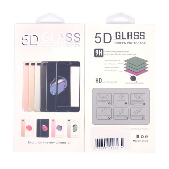 Защитное стекло 5D для iPhone 6/6S на полный экран, арт.009274