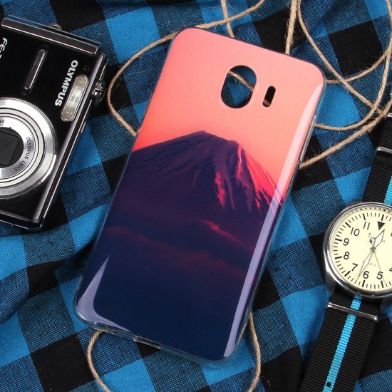 Чехол ТПУ Горы для Samsung Galaxy J4 (2018), арт.011012