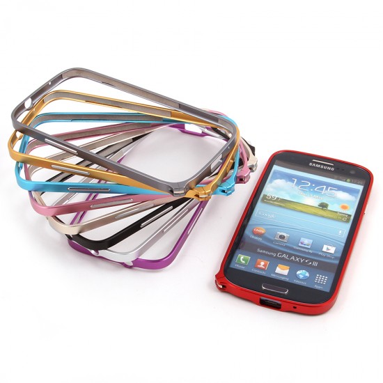 Бампер металлический 0,7 мм для Samsung i9300 Galaxy S3, арт.007423