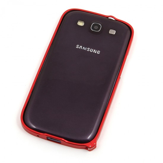 Бампер металлический 0,7 мм для Samsung i9300 Galaxy S3, арт.007423