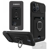 Чехол на iPhone 14 Pro Max с защитой камеры, магнитным держателем и подставкой, арт.013036
