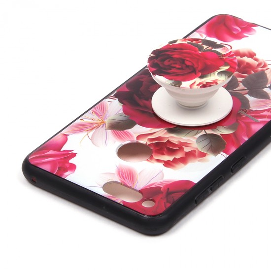Чехол ТПУ с попсокетом для Huawei Honor 7X, арт.010680