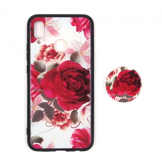 Чехол ТПУ с попсокетом для Huawei P20 Lite/ Huawei Nova 3e, арт.010680