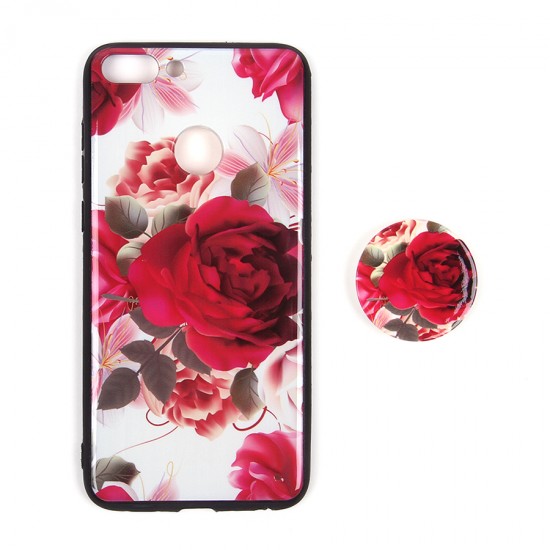 Чехол ТПУ с попсокетом для Huawei P Smart, арт.010680