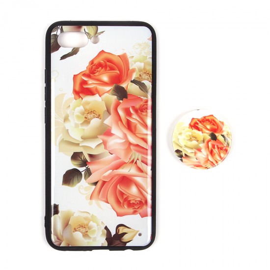 Чехол ТПУ с попсокетом для Huawei Honor 10, арт.010681