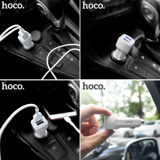 Автомобильное зарядное устройство Hoco Z23 для iPhone, арт. 010517