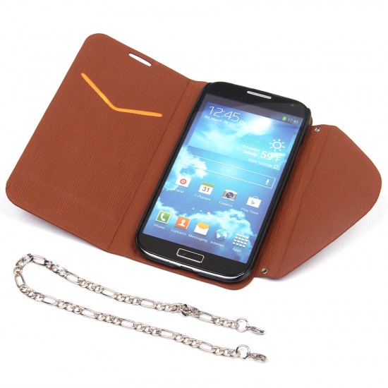 Чехол-книжка со стразами для Samsung i9500 Galaxy S4, арт.026762