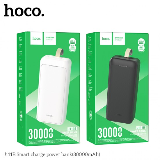 Внешний аккумулятор Hoco Power Bank 30000 mAh J111B smart charge, арт.013176