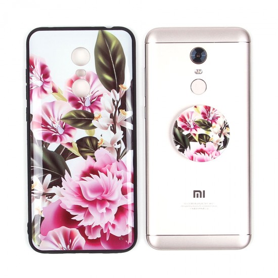 Чехол ТПУ с попсокетом для Xiaomi Redmi 5 Plus, арт.010682