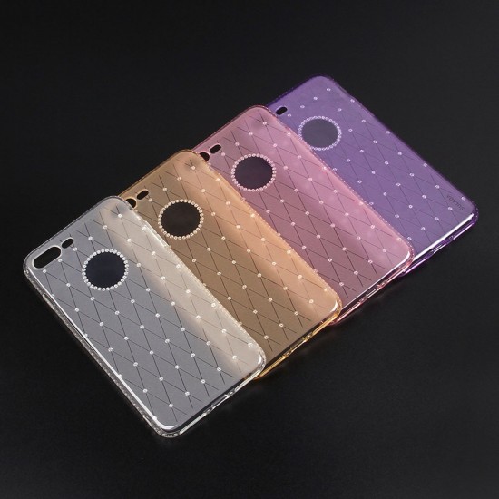 Силиконовый чехол со стразами для iPhone 7 Plus, арт. 010686