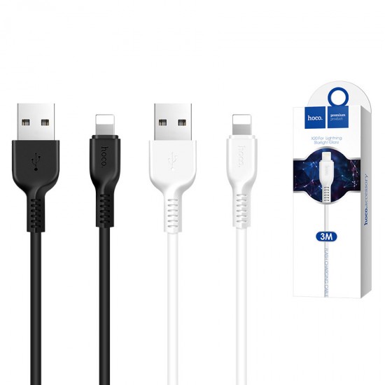 USB-Lightning дата кабель HOCO X20 для iPhone, 3 м, арт.010481