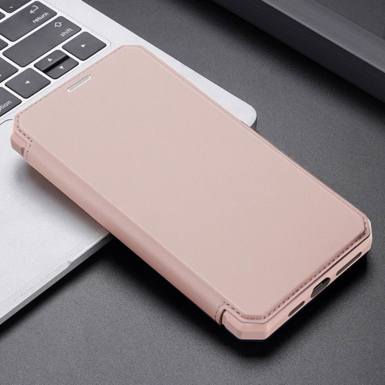 Чехол-книжка Dux Ducis Skin X для iPhone X/XS Розовый, арт.012260
