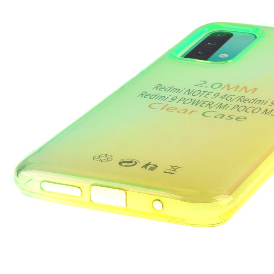 Чехол для Xiaomi Redmi 9T Градиент, ТПУ, арт.012963
