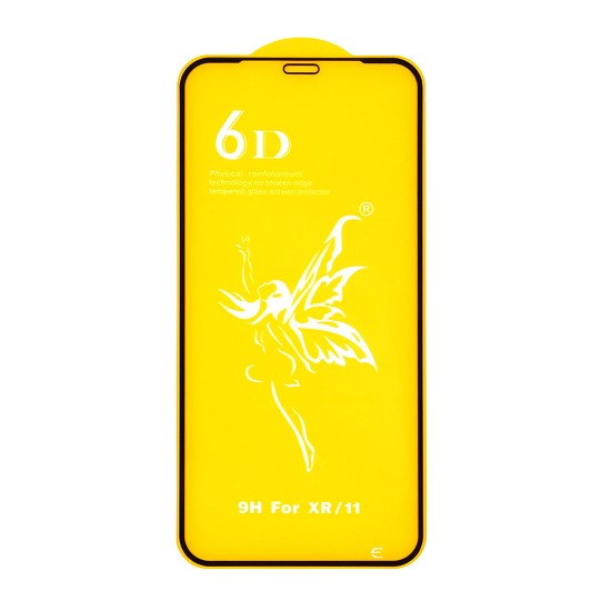 Стекло Full Glue Premium для iPhone 11/XR на полный экран, арт.012967