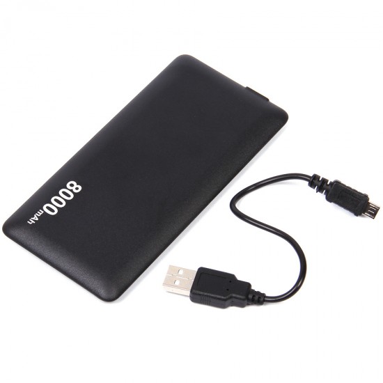 Внешний аккумулятор универсальный Power Bank 8000 mAh, арт.009187