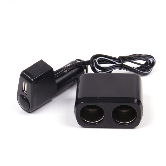 УЦЕНКА! Двойник прикуривателя с USB разъемом WF-0097, арт. 010067