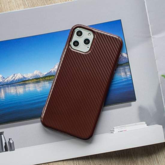 Чехол ТПУ карбон глянцевый для iPhone 11 Pro, арт.011457