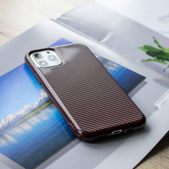 Чехол ТПУ карбон глянцевый для iPhone 11 Pro, арт.011457