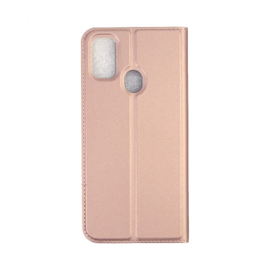Чехол-книжка Dux Ducis Skin Pro для Samsung M21/M30s Розовое золото, арт.012258