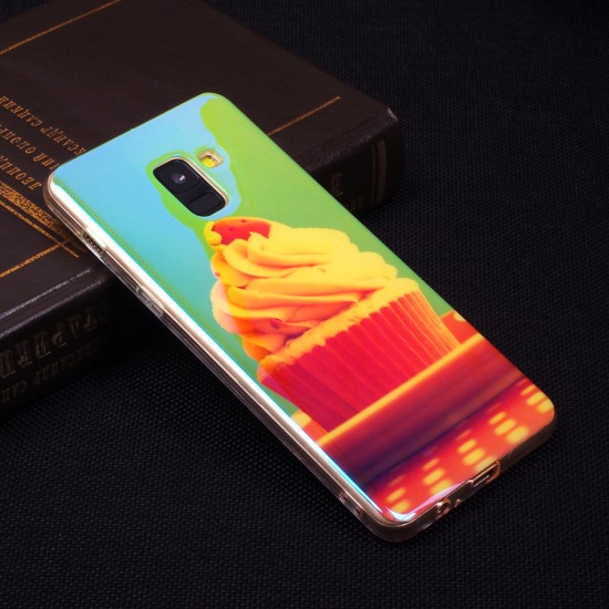 Панель ТПУ Blue Shine для Samsung Galaxy A8+ (2018), арт.010437