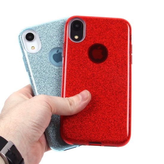 Чехол ТПУ с блестками для iPhone XR, арт.010028