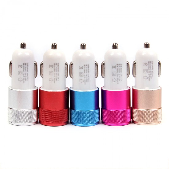 Автомобильный адаптер на 2 USB 2100 mАh, арт.008911