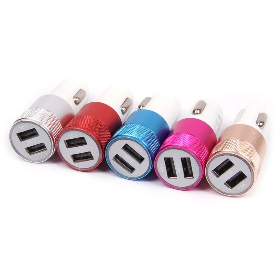 Автомобильный адаптер на 2 USB 2100 mАh, арт.008911