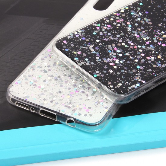 Чехол ТПУ с блестками для Samsung Galaxy A20, арт.011057