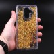 Силиконовый чехол с жидкими блестками для Samsung Galaxy A6+  (2018), арт.010619