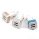 Автомобильный адаптер на 2 USB 3100 mAh, арт.008409