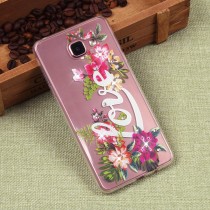 Силиконовый чехол с цветами для Samsung Galaxy A5 (2016), арт. 009617