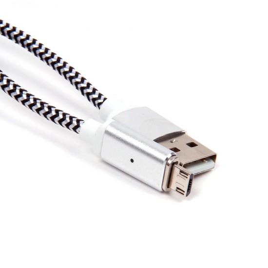 USB- micro USB дата кабель магнитный, арт.009730