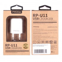 Сетевое зарядное устройство Proda 1.0 A RP-U11, арт.010080